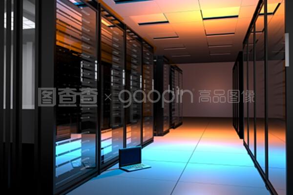 服務器室 現代企業數據與網絡服務的核心樞紐